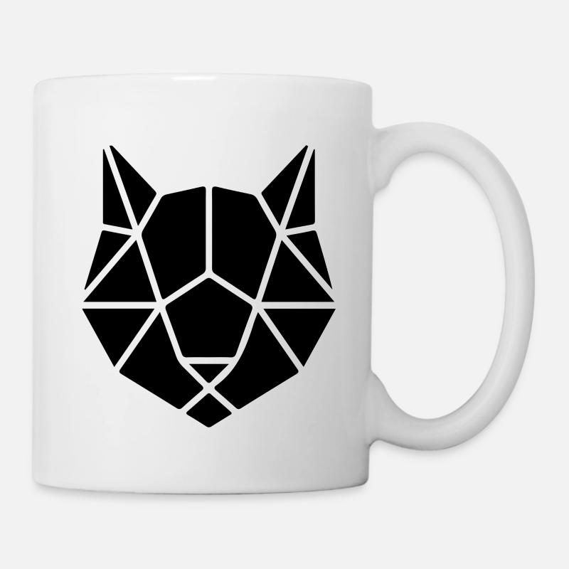 ORIGAMI KATZE - Tasse - Weiß