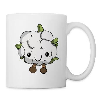 Süßer Blumenkohl - Tasse - Weiß - Rechts