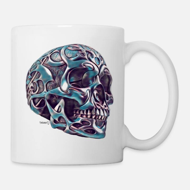 Crâne celtique - Mug blanc - blanc