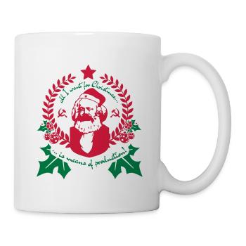 Happy X-Marx - Ugly Christmas Sweater - Mug blanc - blanc - Droite