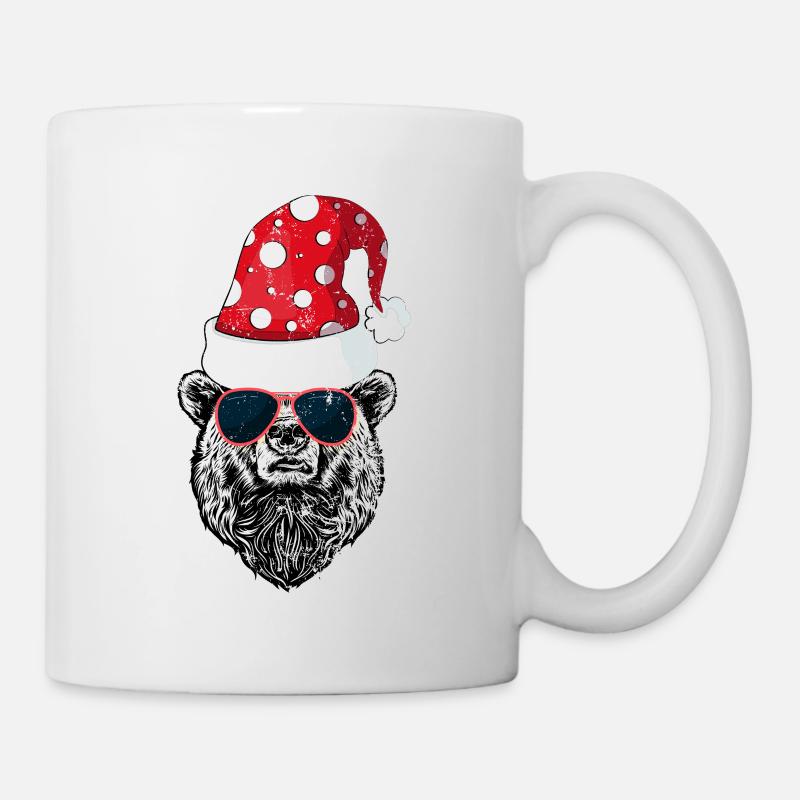 Santa Bear Geschenk / Beary Christmas / Bear Christmas - Tasse - Weiß
