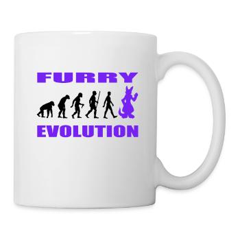 Furry - Mug blanc - blanc - Droite