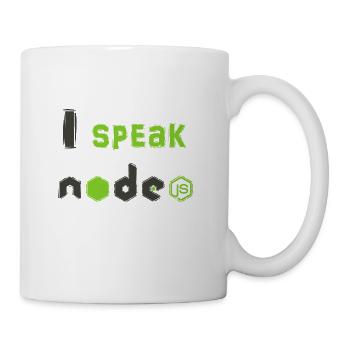 I Speak NodeJS - I speak NodeJS - Mug - white - Right