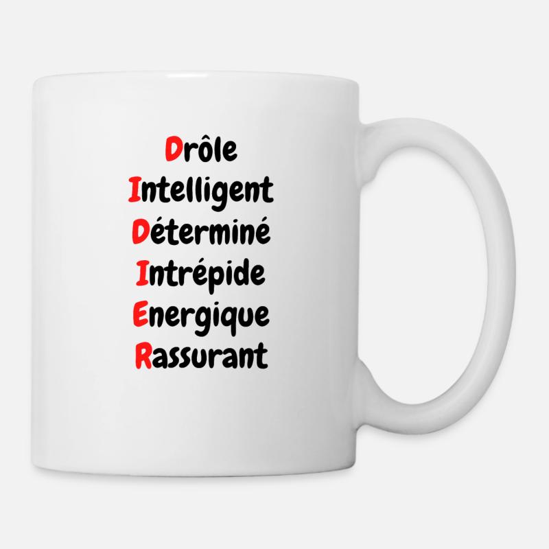 Acrostiche Didier - Mug blanc - blanc