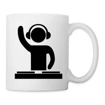 Hey DJ - Mug blanc - blanc - Droite