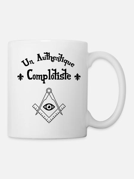 Un Authentique Complotiste - Mug blanc - blanc