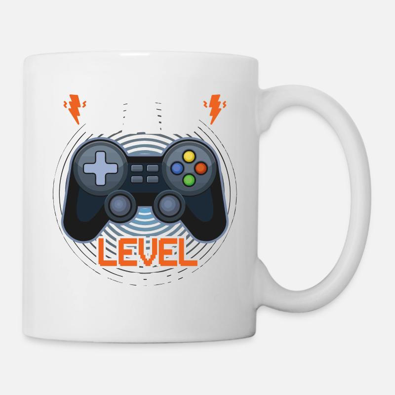 Dad level unlocked - Mug blanc - blanc