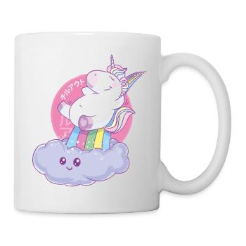 Licorne Chillin Out - Mug blanc - blanc - Droite