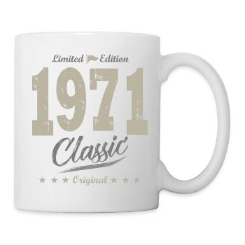 birthday 52 years 1971 year of birth - Mug - white - Right