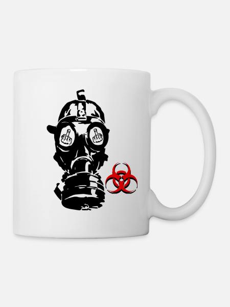 Fuck the virus - Tasse - Weiß