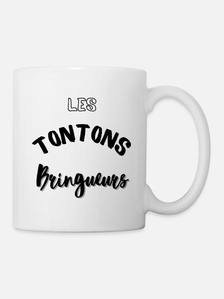Die Tontons- Under-Helfer! 🍻🥂🥃🍾 - Tasse - Weiß