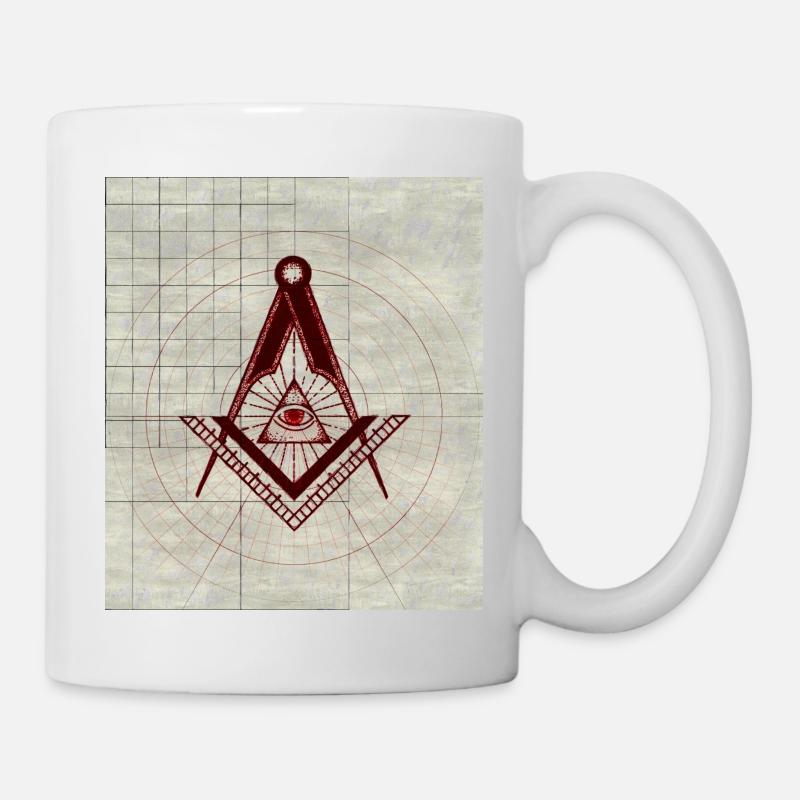 Freemason Symbol - Mug - white
