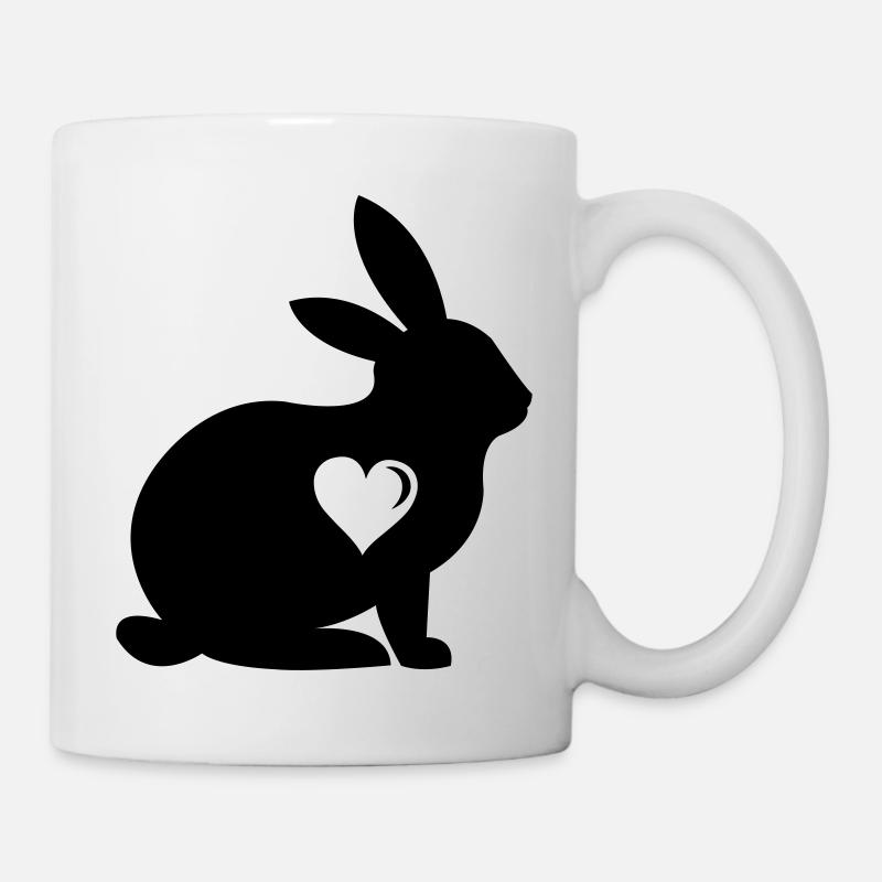 hasen liebe - Tasse - Weiß