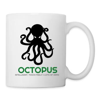 Ich liebe Oktopus, Oktopus, Oktopus Hoodies, Oktopus - Tasse - Weiß - Rechts