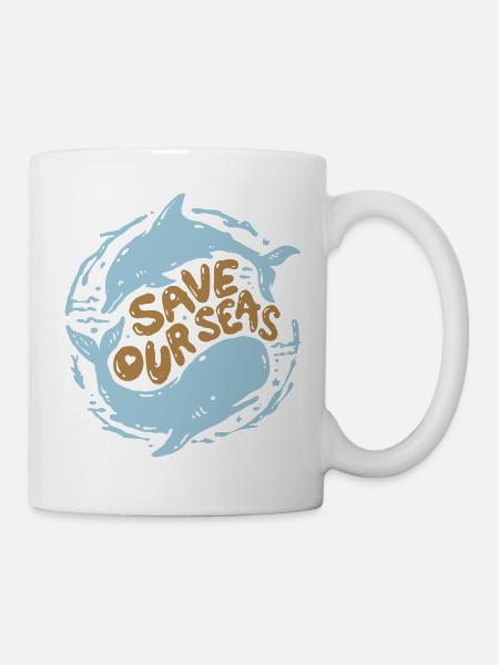 Save our seas - Tasse - Weiß