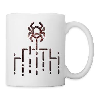 Hacker-Symbole - Tasse - Weiß - Rechts