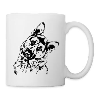 GERMAN SCHÄFERHUND Wilsigns Dog DOG IGP - Mug - white - Right
