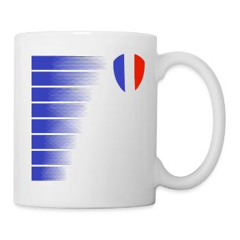 Rugby France Rugby Maillot Pour les Français France - Mug blanc - blanc - Droite