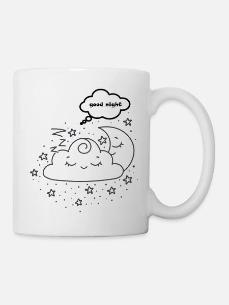 good night - T-shirt - Mug - white