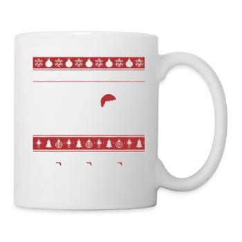 Dachshund Xmas Ugly Christmas Sweater - Mug - white - Right