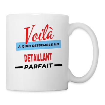 Voilà a quoi ressemble un DETAILLANT Humour - Mug blanc - blanc - Droite