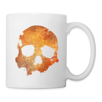 Schädel - Tasse - Weiß - Rechts