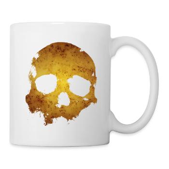 Schädel - Tasse - Weiß - Rechts