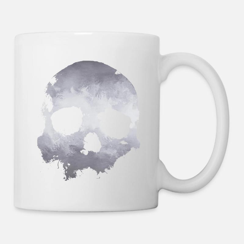 Schädel - Tasse - Weiß
