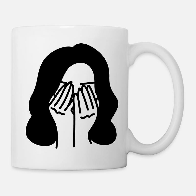 crying - Mug - white
