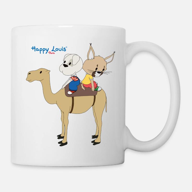 Happy Louis - DROMADARY - Mug - white