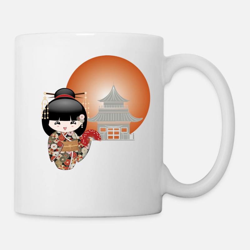 soleil couchant - Mug blanc - blanc
