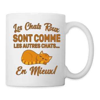 Chats Roux Sont Comme Les Autres Chats En Mieux - Mug blanc - blanc - Droite