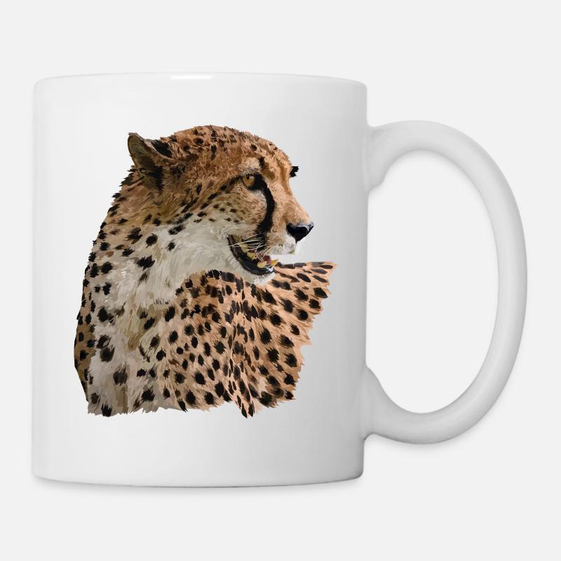 Gepard - Tasse - Weiß