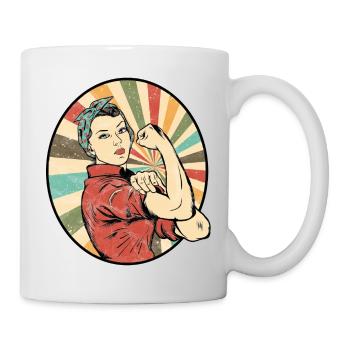 women power - Mug - white - Right