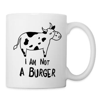 I am not a Burger - Je ne suis pas un burger - Mug blanc - blanc - Droite