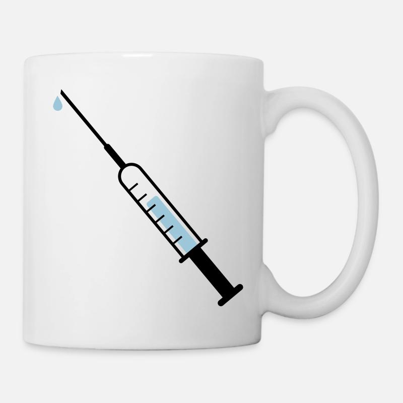 Spritze - Tasse - Weiß