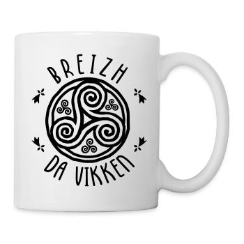 Breizh da viken - Mug - white - Right