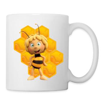 Maya The Bee 3 Honeycomb - Mug - white - Right
