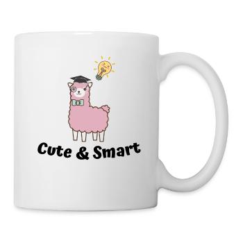 Cute and smart! Alpacas are the best! - Mug - white - Right