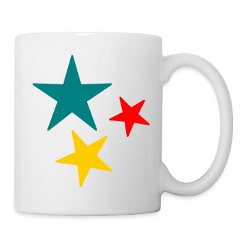 STAR. STAR. STARS. FEAST. ANNIVERSARY. CHRISTMAS - Mug - white - Right