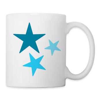 STAR. STAR. STARS. FEAST. ANNIVERSARY. CHRISTMAS - Mug - white - Right