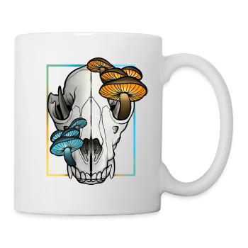 Crâne d’ours - Mug blanc - blanc - Droite