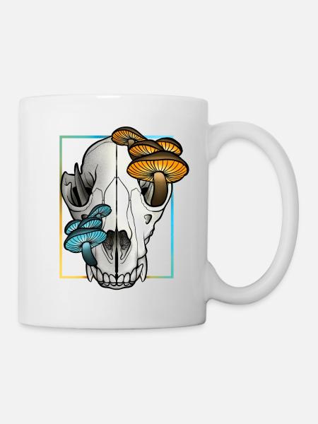 Crâne d’ours - Mug blanc - blanc