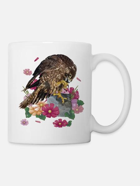 peregrine falcon - Mug - white