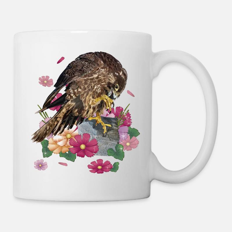 peregrine falcon - Mug - white