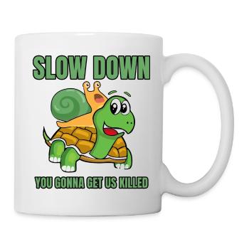Tortue de mer testudinata animal - Mug blanc - blanc - Droite