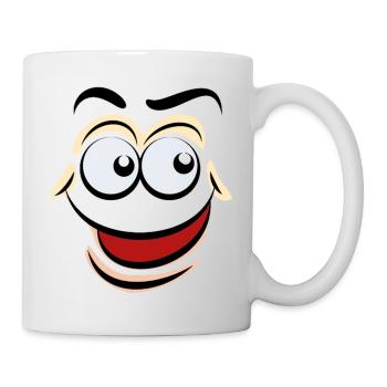 Cartoon Faces - Mug - white - Right