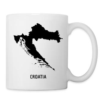 Croatia - Landmap Map - Mug - white - Right