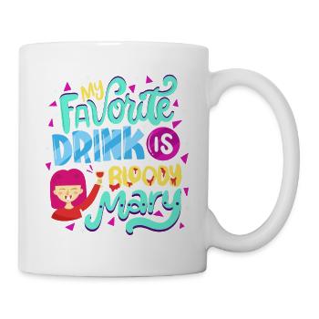 My Favorite Drink Is Bloody - Mug - white - Right