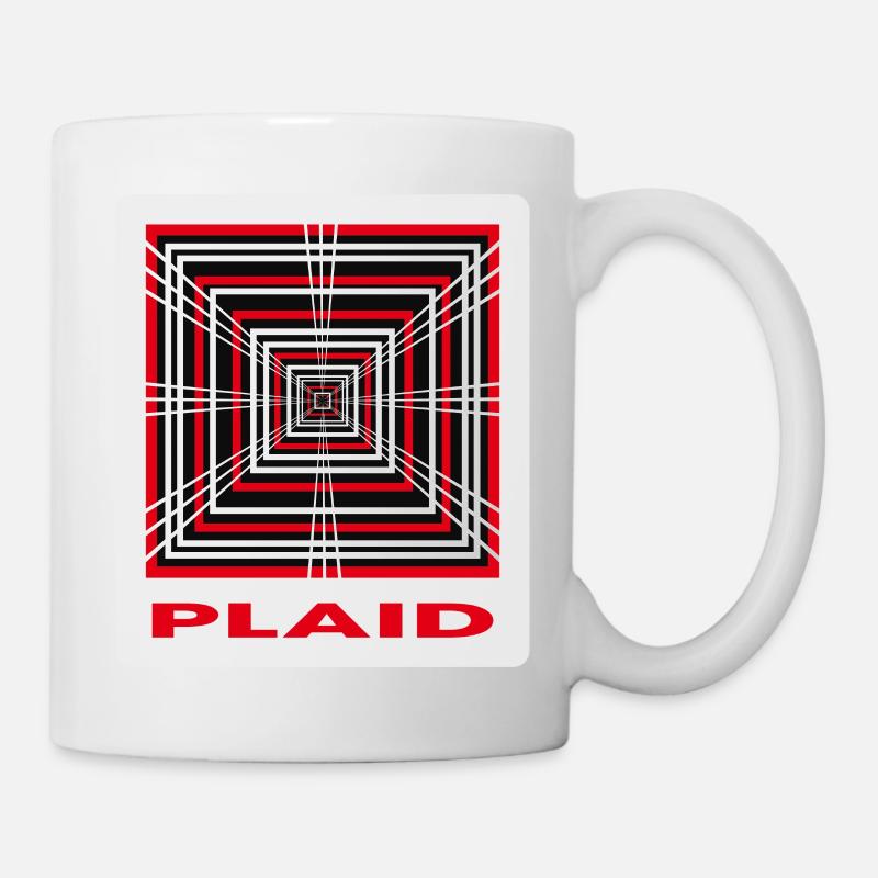 Plaid - Electricité - E Voiture - Tesla - Mug blanc - blanc